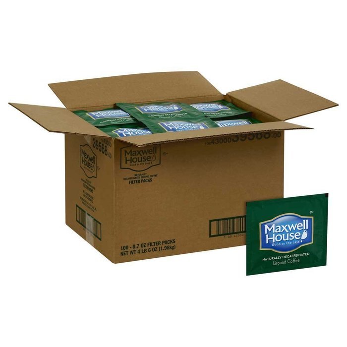 Maxwell House Original Roast Ground Coffee, 10-Count Filter Packs (Pack of 4) N8
