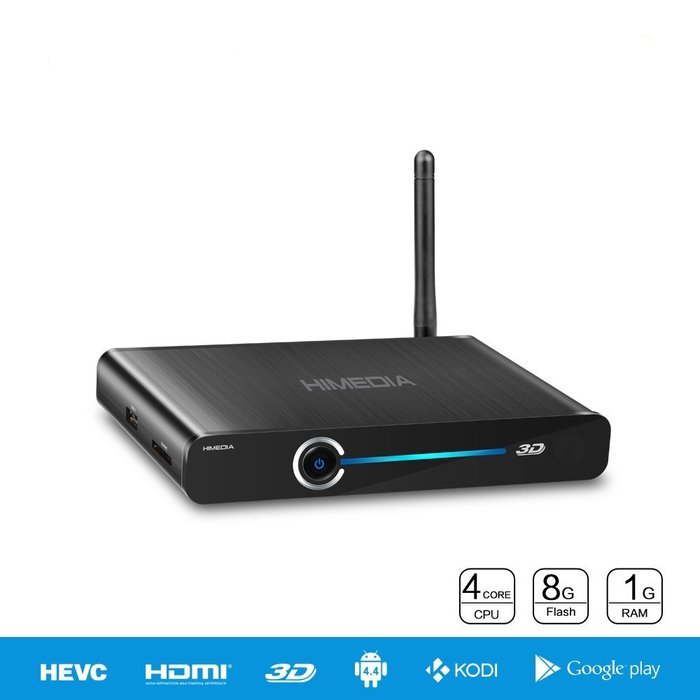 HiMedia Q3 Quad Core Android 4.4 TV Box AirPlay Miracast 4Kx2K 3D KODI DTS H.265 Hardware Decoding Player (US... N2