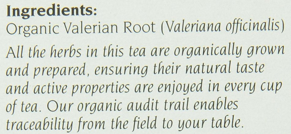 Celebration Herbals Tea Valerian Root Organic -- 24 Herbal Tea Bags