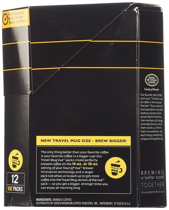 Coffee People Donut Shop Coffee Travel Mug Keurig Vue Portion Pack, 48 Count N3