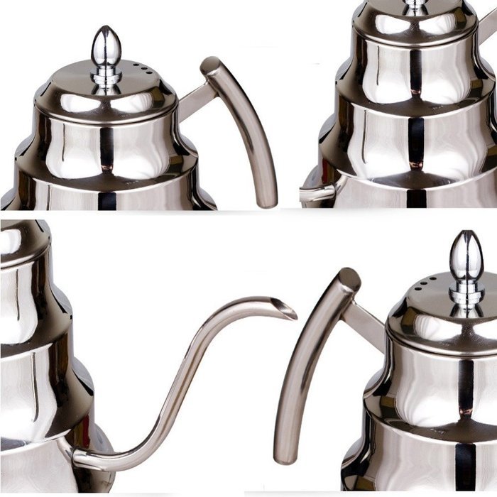 Youzee Drip Kettle Hight Quality Stainless 1.2L coffee Maker Tea Pot Water Kettle