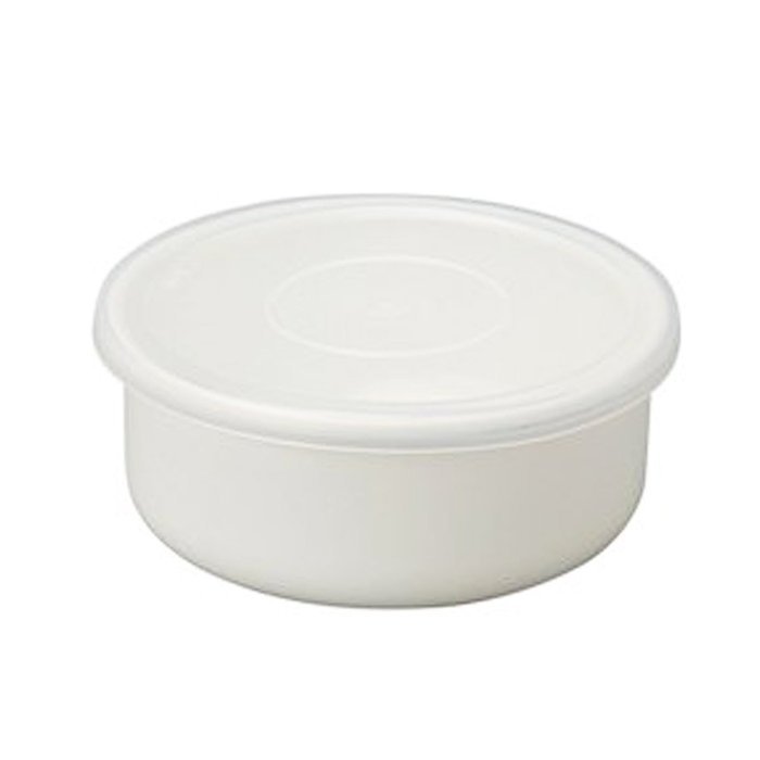 Noda enamel white series round 14cm RD-14 (japan import)