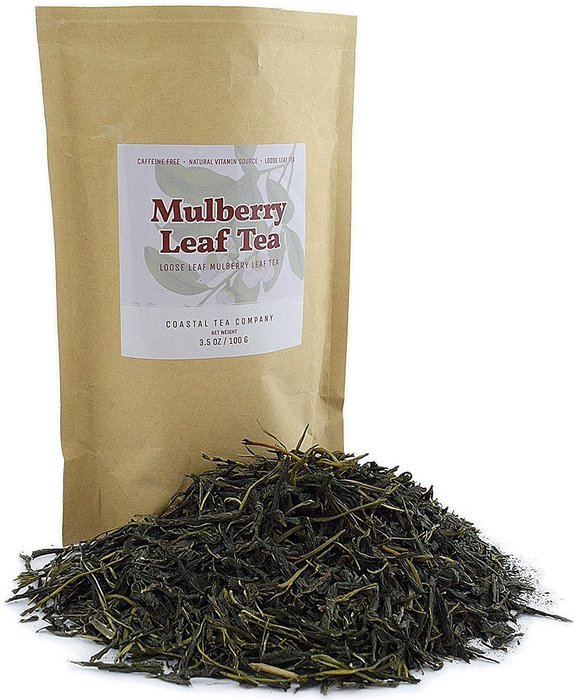 Coastal White Mulberry Leaf Tea, Loose Leaf Morus, Herbal Tea, 3.5 Ounce