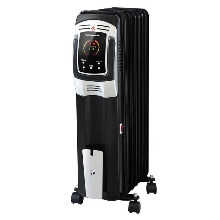 Homeleader 600W Oil Filled Radiator Heater, Portable Space Heater, Thermostat control, DF-600H1-7 N2