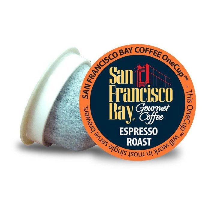SAN FRANCISCO BAY ESPRESSO ROAST 24 ONE CUPS for Keurig K-Cup Brewers