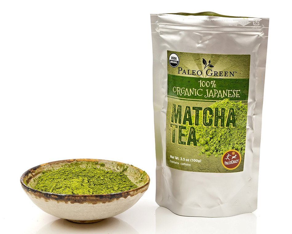 PaleoCrazy Organic Matcha Powder Japanese Tea for Energy, Focus and Weight Loss N4