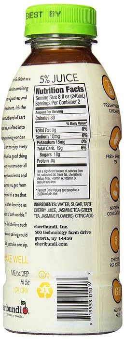 Cheribundi Tart Cherry Relax, 8 Ounce (Pack of 12) N24