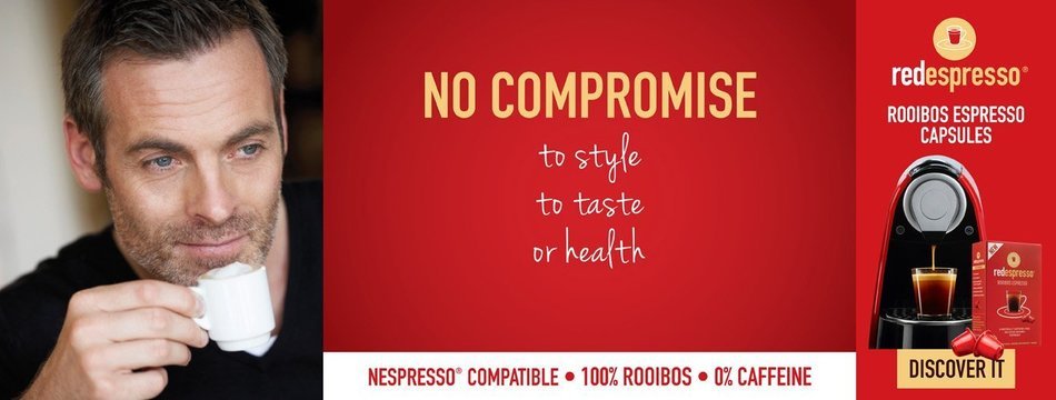 Rooibos Nespresso Capsules. South African Rooibos Tea (1 Box of 10 Capsules) N3