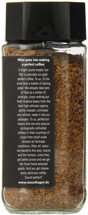 Mount Hagen Organic Freeze Dried Instant Coffee, 3.53-Ounce Jars (Pack of 6)