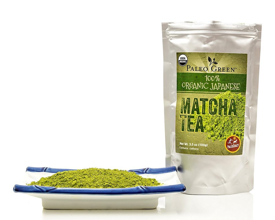 PaleoCrazy Organic Matcha Powder Japanese Tea for Energy, Focus and Weight Loss N8