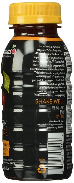 Cheribundi Tart Cherry Relax, 8 Ounce (Pack of 12) N45