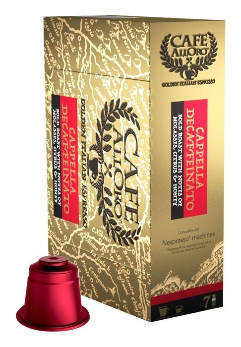 Caf&eacute; AllOro Ultra Premium Italian Espresso & Lungo Coffee Nespresso Compatible Variety Pack Capsules, Golden Italian... N8