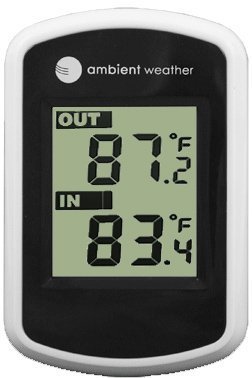 Ambient Weather WS-01T40WC Color Changing Wireless Temperature Night Light with Ambient Backlight with Additional... N5