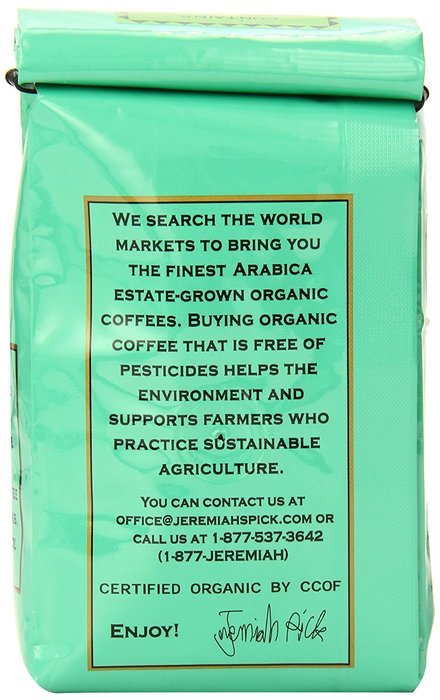 Jeremiah's Pick Coffee Organic Chocatal Ground Coffee 10 Ounce Bag N2