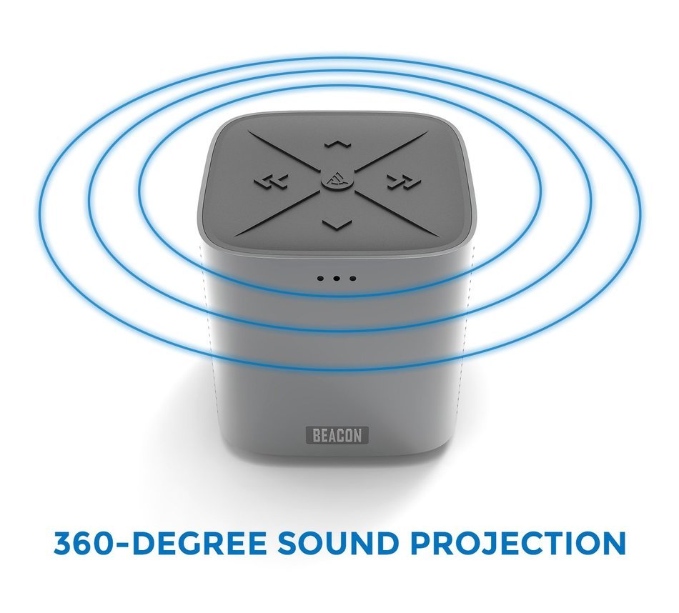 Beacon Audio Blazar Portable Bluetooth Stereo Speaker (Aluminum) N4