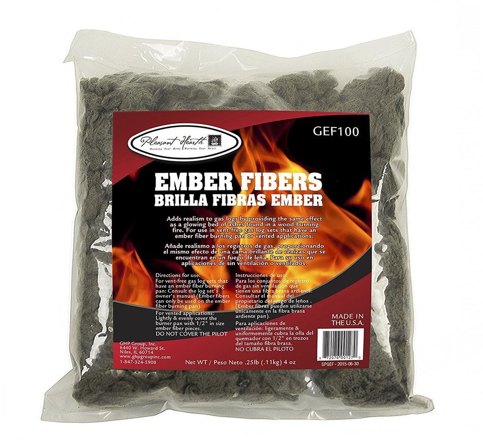 Pleasant Hearth GEF100 Glowing Ember Fiber Kit, 4 oz