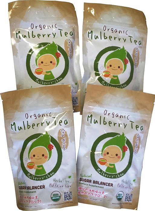 USDA Organic White Mulberry Leaf Tea (60 Teabags) | Blood Sugar Controller | Convenient Tea Bags | Leaves Can...