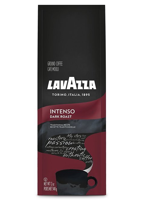 Lavazza Roast Coffee, Intenso Dark, 12 Ounce