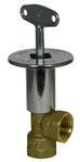 Ay McDonald 10722 1/2" Angle Chrome Log Lighter Valve - Non-Potable
