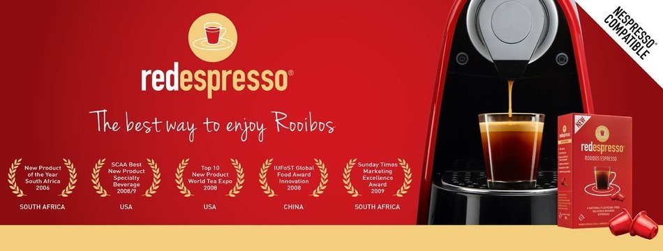 Rooibos Nespresso Capsules. South African Rooibos Tea (1 Box of 10 Capsules) N7