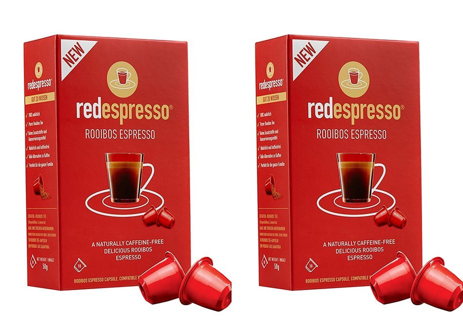 Rooibos Nespresso Capsules. South African Rooibos Tea (1 Box of 10 Capsules) N8