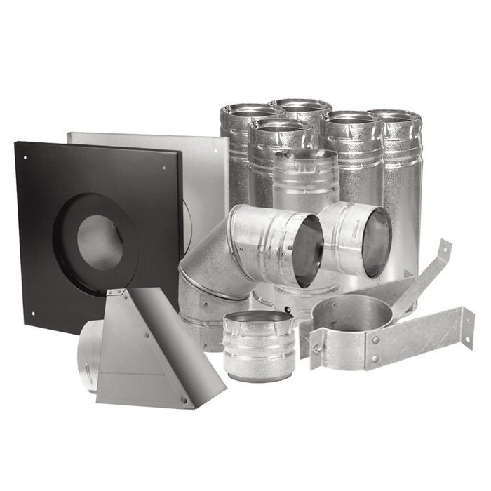 Duravent 4" Stainless Pellet Vent Kit