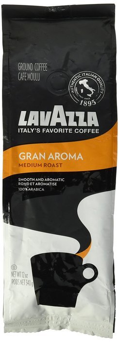 Lavazza Gran Aroma Medium Roast Ground Coffee