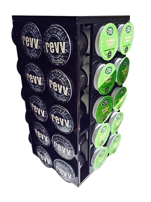 #1 Coffee Pod Carousel, Compact & Stylish! Save Space & Keep Your Favorite Flavors At Your Fingertips, Convenient... N3