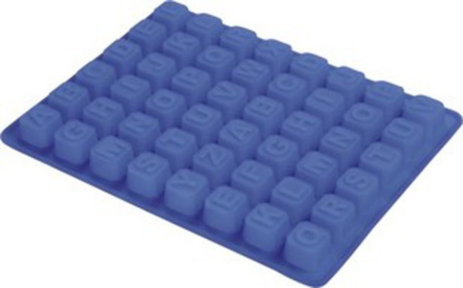 48 Even 26 Letters Silicone Cake Mold Soap Mold