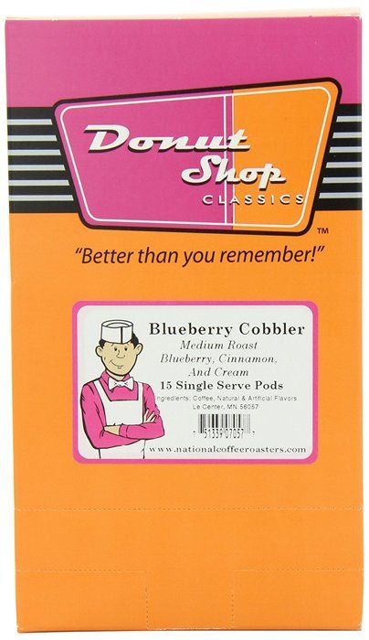 Donut shop Coffee Pods, Double Caff, 15 Count (Pack of 6) N39