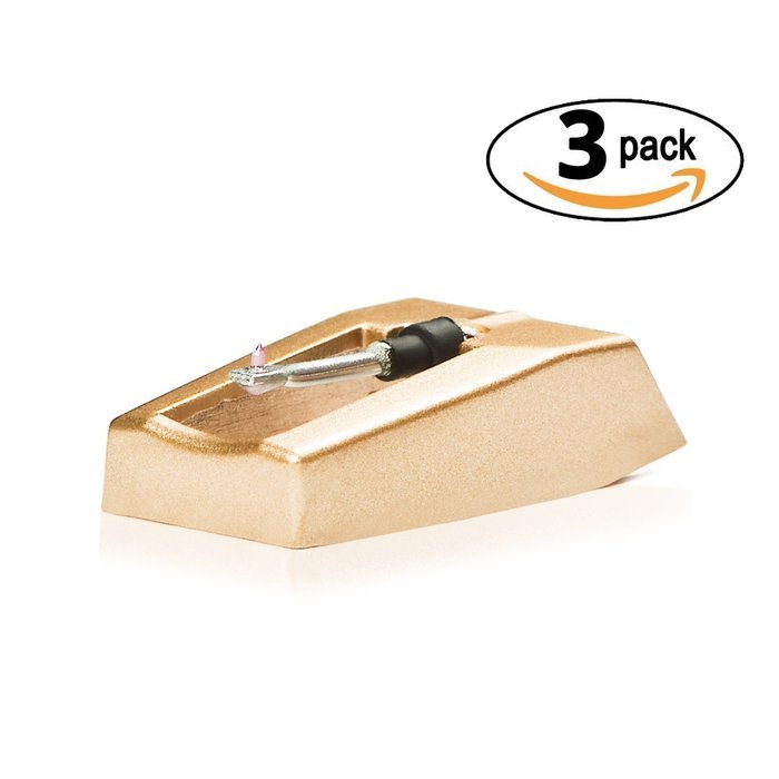 Cassette and Record Player with 3 Pack Diamond Tip Needle &ndash; Relive Those Unforgettable Memories &ndash; Easily Record...