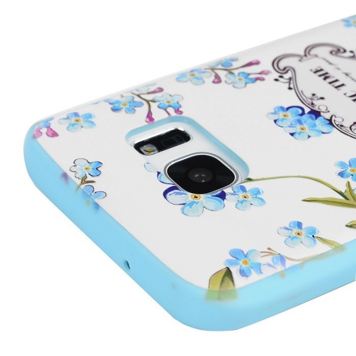 Badalink Galaxy S7 Case Shockproof Drop Protection Soft TPU Rubber Bumper Protective Back Cover Slim-Fit Flexible... N52
