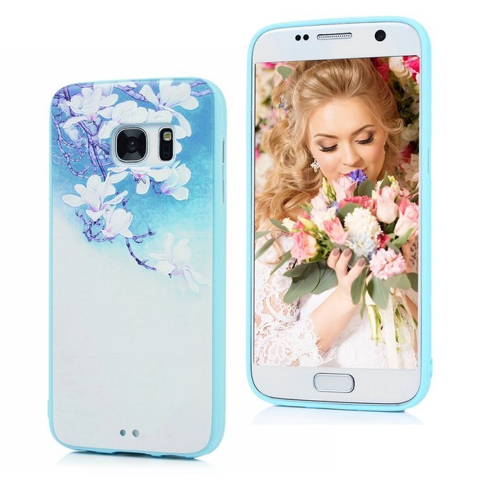 Badalink Galaxy S7 Case Shockproof Drop Protection Soft TPU Rubber Bumper Protective Back Cover Slim-Fit Flexible... N54