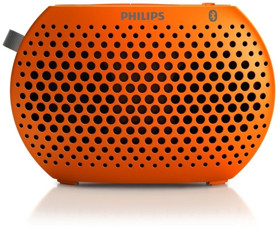 PHILIPS Speaker Portable Wireless Bluetooth - Music Anywhere Orange SBT10ORG