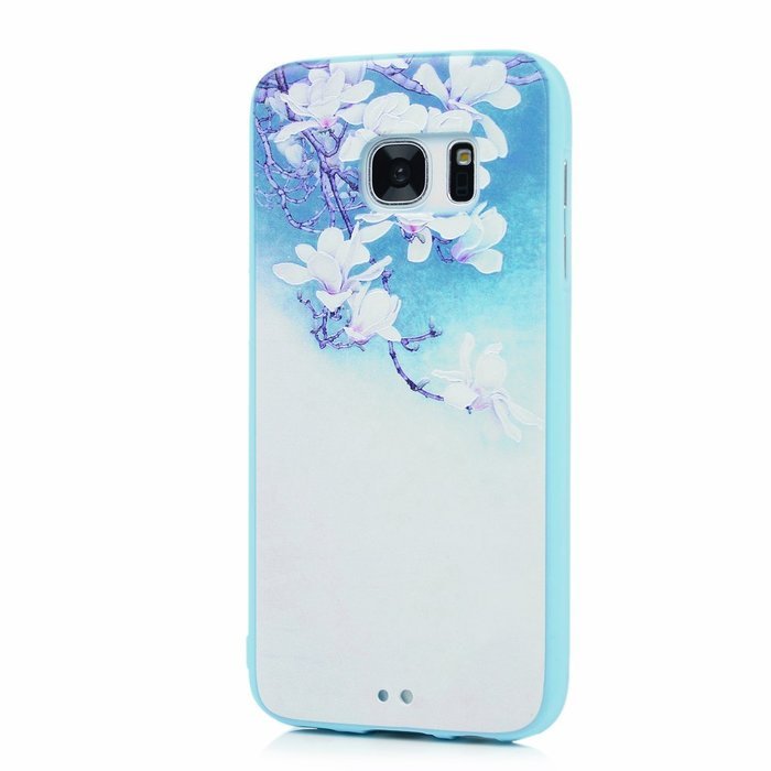 Badalink Galaxy S7 Case Shockproof Drop Protection Soft TPU Rubber Bumper Protective Back Cover Slim-Fit Flexible... N56