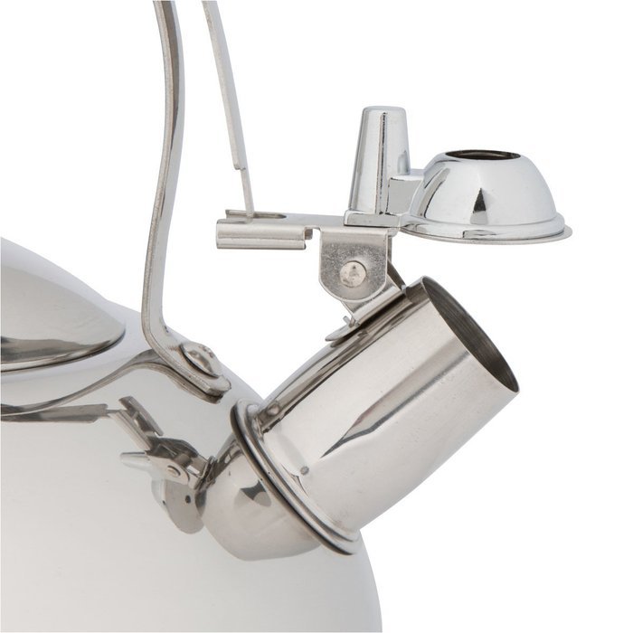 Vanika Stainless Steel Whistling Tea Kettle, 3.2 Quart