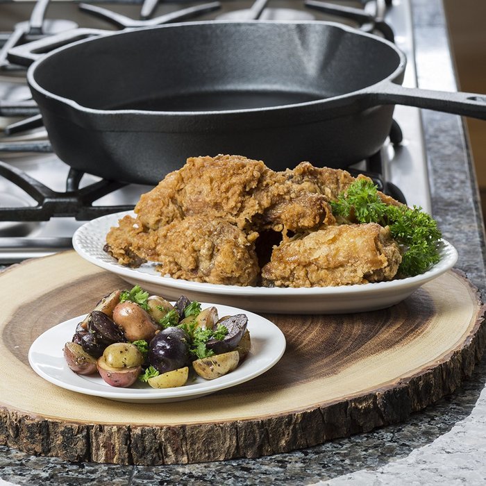 Ecolution .25 Quart Cast Iron Casserole with Lid - EOBK-2515 N13