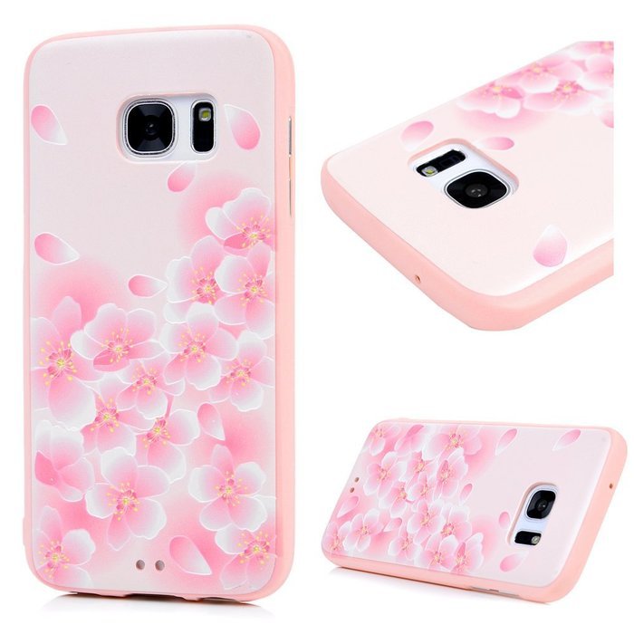 Badalink Galaxy S7 Case Shockproof Drop Protection Soft TPU Rubber Bumper Protective Back Cover Slim-Fit Flexible... N62