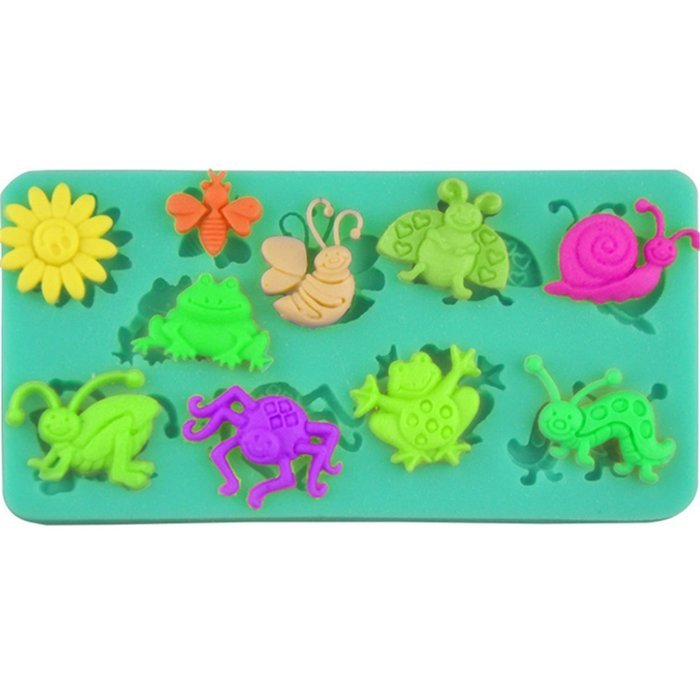 Baking Mould Cake Bread Mold Fondant Cakes Food-grade Silicone Insects Non Stic