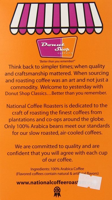 Donut shop Coffee Pods, Double Caff, 15 Count (Pack of 6) N45