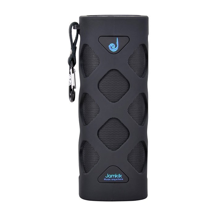 Jamkik IPX6 Waterproof Portable Wireless Bluetooth Speaker with Built In Microphone/ Carrying Clip (Black) N2