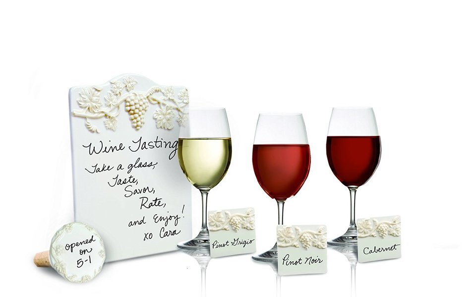 Place Tile Designs Set of 6 Vine Dry-erase Ceramic Place Card N3