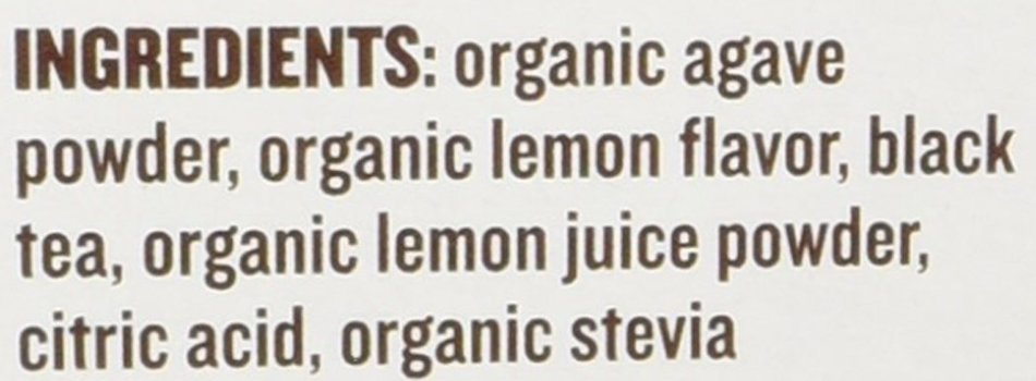 Madhava Gluten Free AgaveFive Iced Tea Drink Mix, Lemonade, (Pack of 6) N8