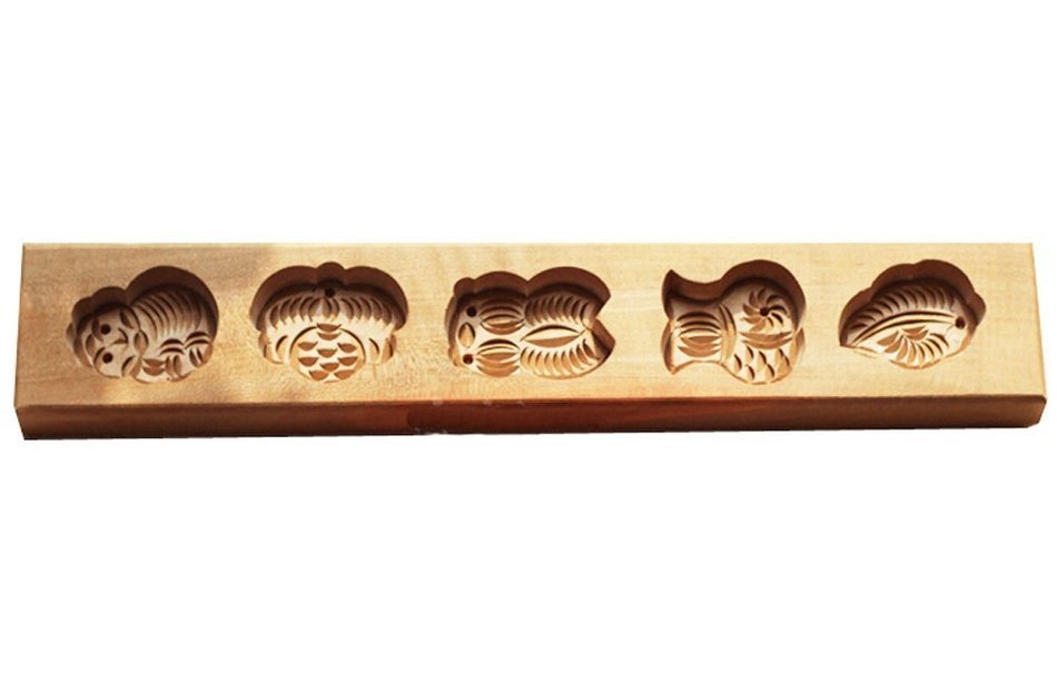 Woody Exquisite Carving Baking Molds Dessert Baking Cutter-G N2