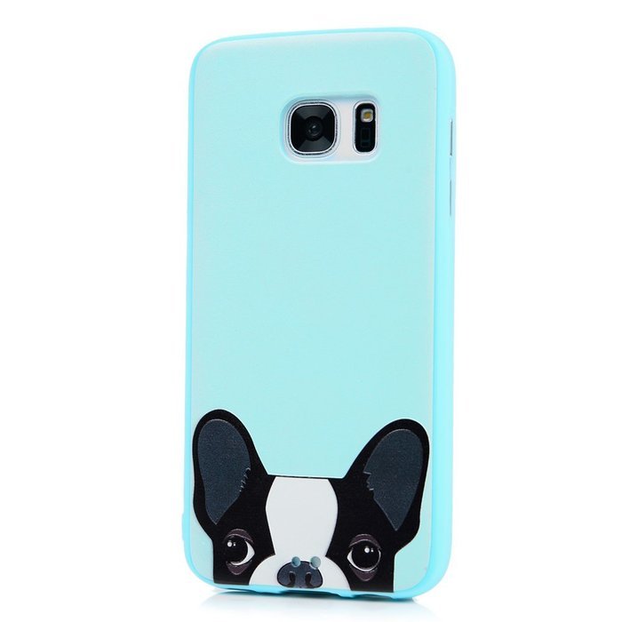 Badalink Galaxy S7 Case Shockproof Drop Protection Soft TPU Rubber Bumper Protective Back Cover Slim-Fit Flexible... N77