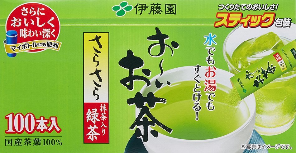 Ito En Oi Ocha Japanese Green Tea, Macha blend, pack of 100 [Japan Import] N4