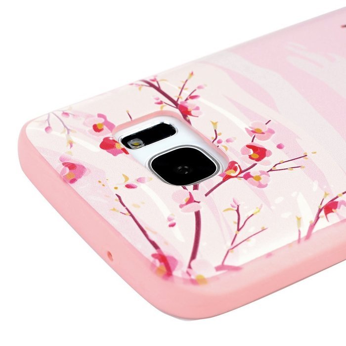 Badalink Galaxy S7 Case Shockproof Drop Protection Soft TPU Rubber Bumper Protective Back Cover Slim-Fit Flexible... N80