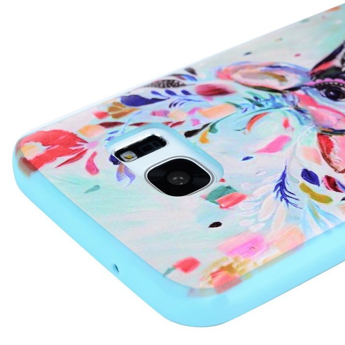 Badalink Galaxy S7 Case Shockproof Drop Protection Soft TPU Rubber Bumper Protective Back Cover Slim-Fit Flexible... N82