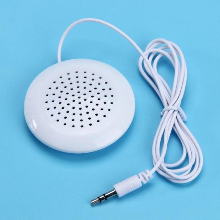 White Pillow Speaker, KOOZIMO New Portable 3.5mm Pillow Speaker for MP3 MP4 CD iPod Phone