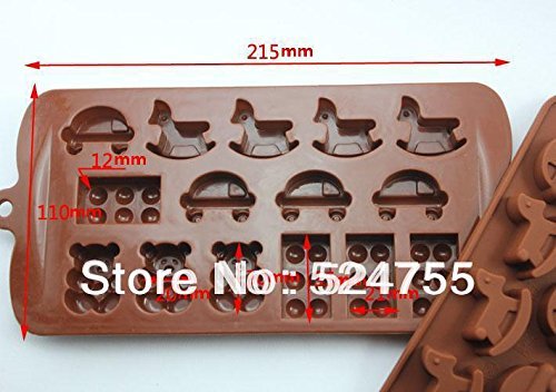 New Style Horse Car Shape Ice Chocolate Decorating Mold Silicone Cake Mould Kitchen Cooking Tools N2